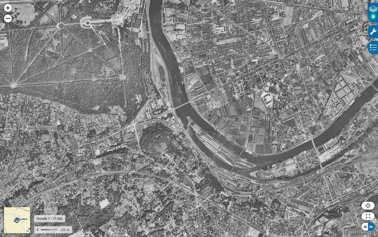 Ile Seguin Carte Photo aéeienne 1950- 1965 - Geoportail